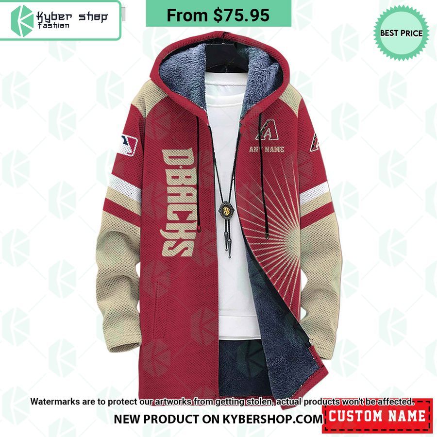 Arizona Diamondbacks MLB CUSTOM Fleece Windbreaker Jacket