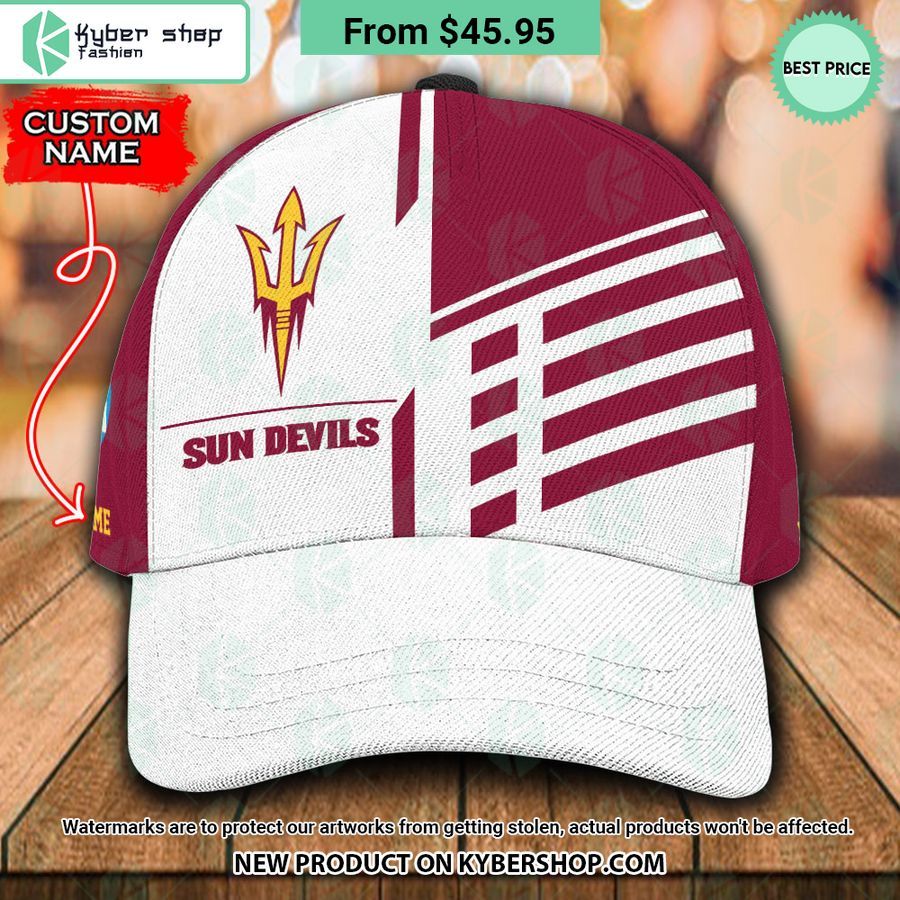 Arizona State Sun Devils CUSTOM Polo Shirt, Cap