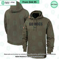 Arkansas Razorbacks Military Salute to Service Veterans Hoodie