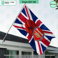 Arsenal FC Remembrance day Flag
