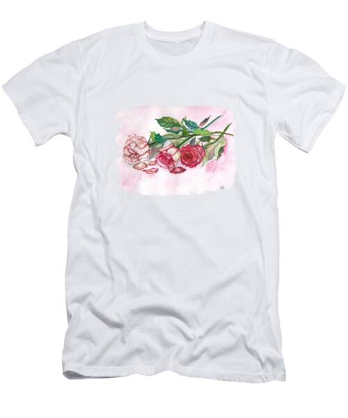 Three Pink Roses T-Shirt
