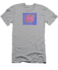 Geometric Text Patterned Design T-Shirt