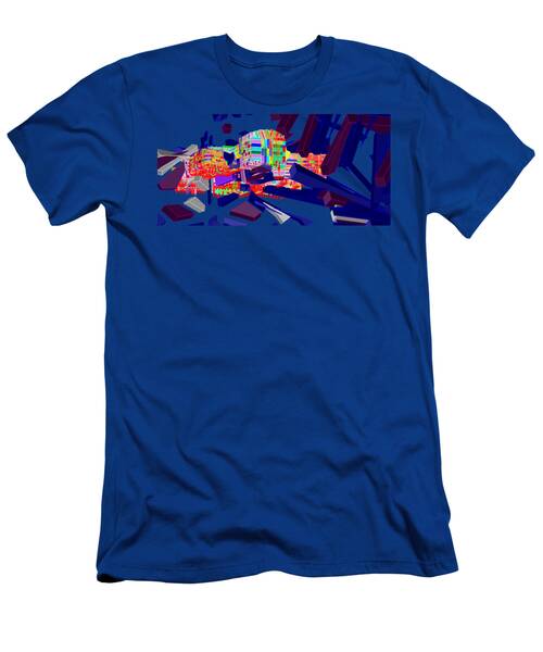 Colorful Geometric Shapes in Space T-Shirt