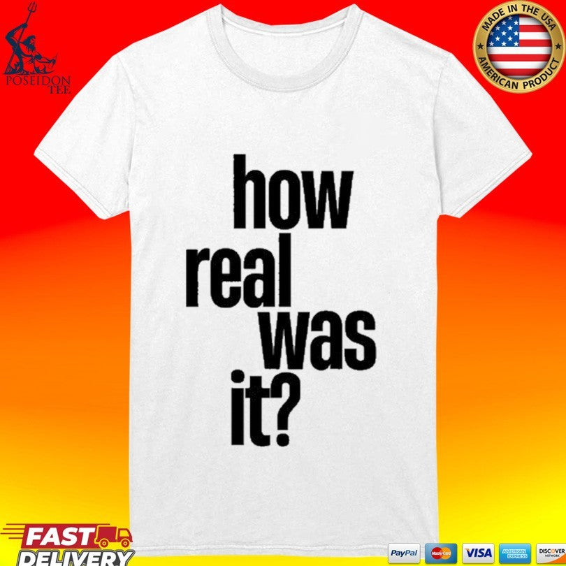 Asha Banks How Real Was It Music Tour Fan T-shirt