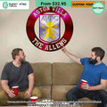 Aston Villa CUSTOM Metal Sign