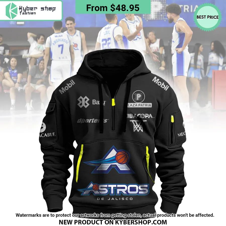 Astros de Jalisco Half Zip Heavy Hoodie