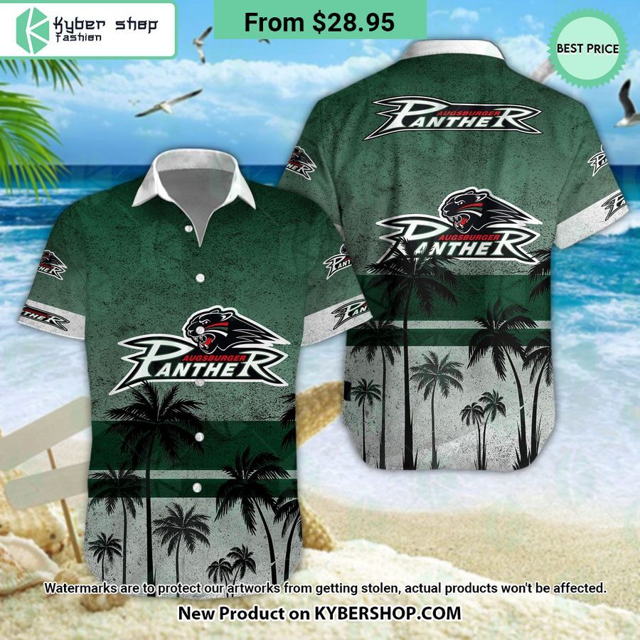Augsburger Panther Hawaiian Shirt and Shorts