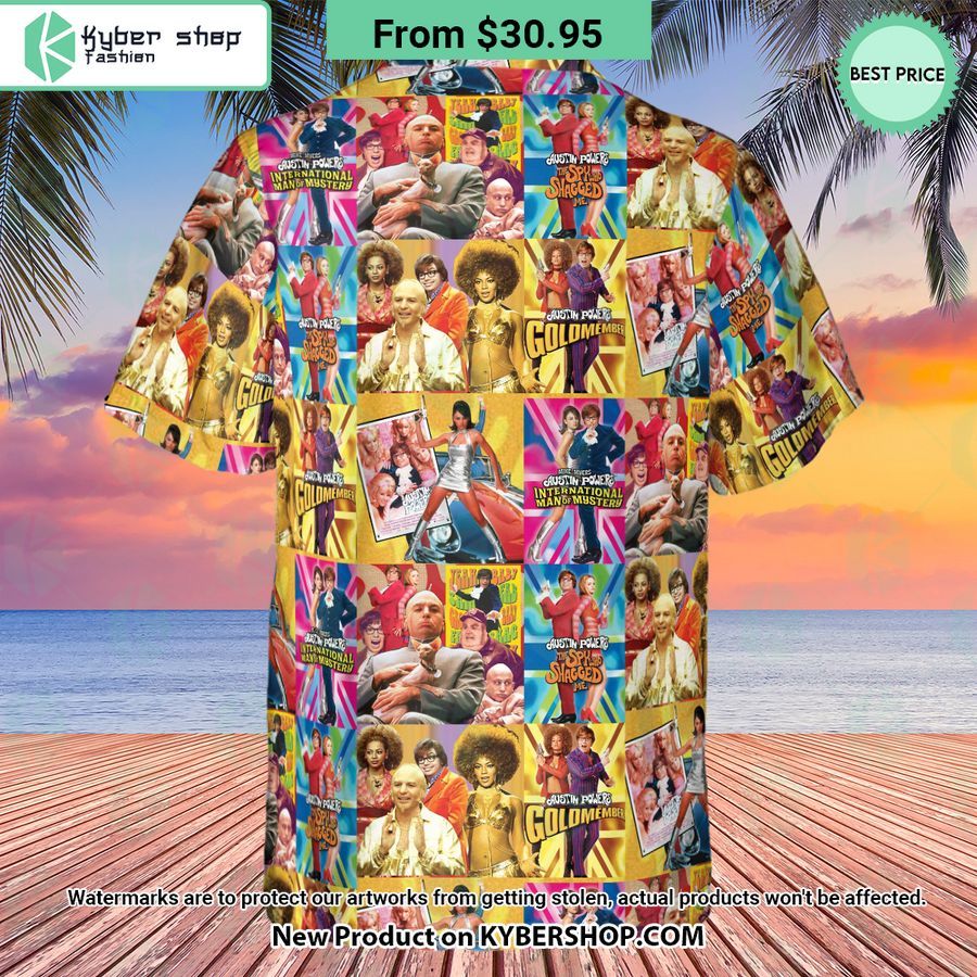 Austin Powers Gold Member Hawaiian Shirt
