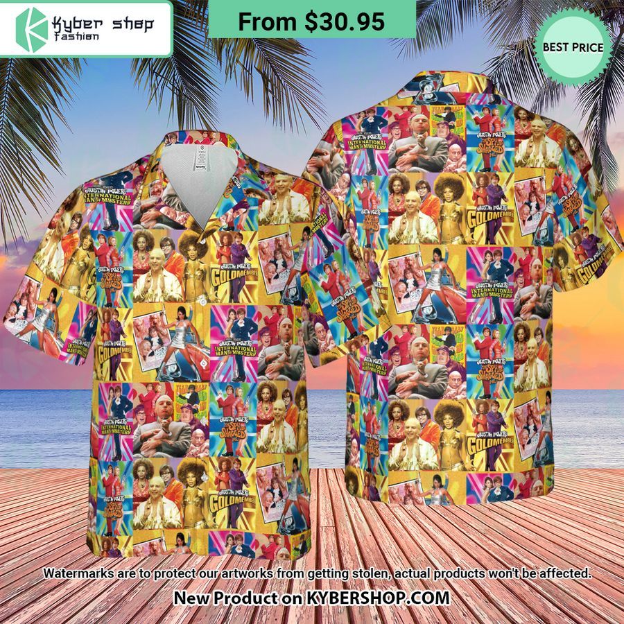 Austin Powers Gold Member Hawaiian Shirt