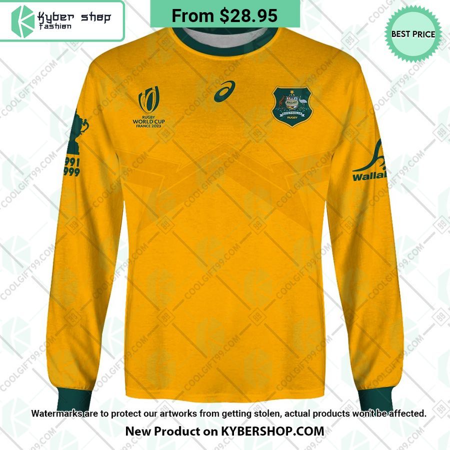 Australia Wallabies Asics Rugby World Cup 2023 CUSTOM Hoodie