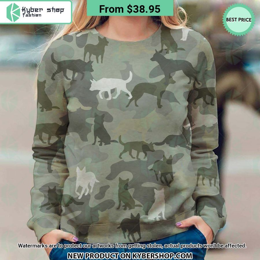 Australian Cattle Dog Camo Sweatshirt