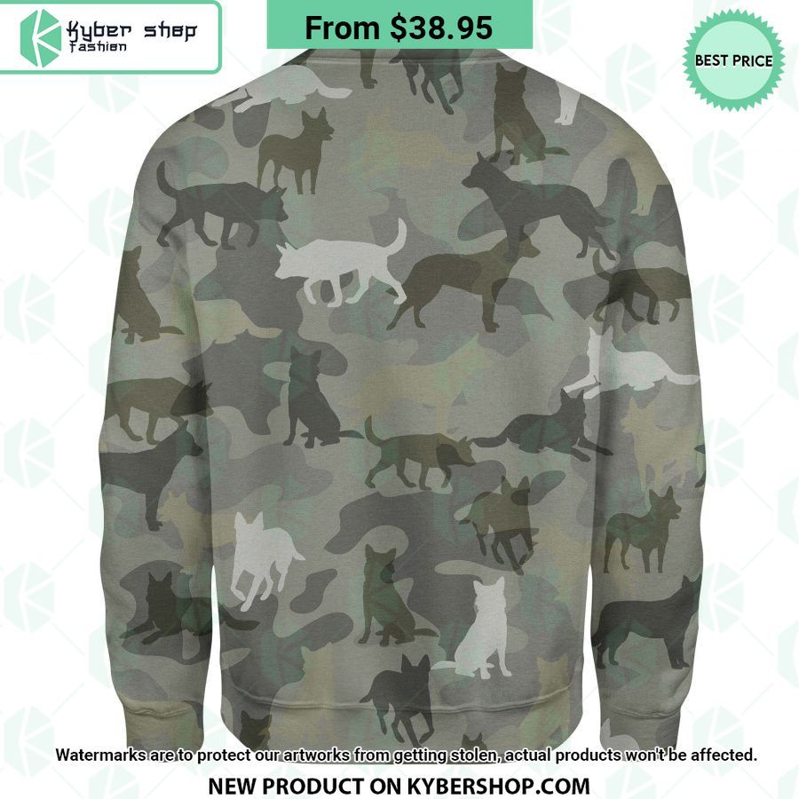 Australian Cattle Dog Camo Sweatshirt