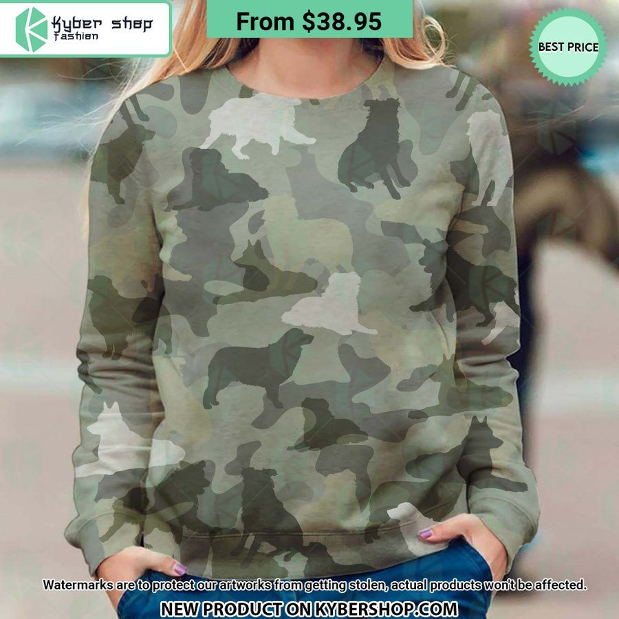 Australian Shepherd Camo Sweatshirt