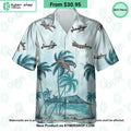 Avro Lancaster Palm Hawaiian Shirt