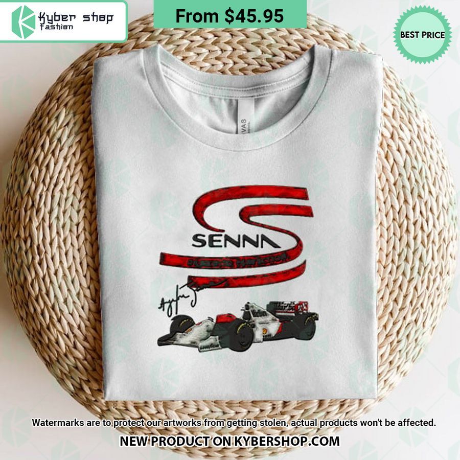 Ayrton Senna Embroidered Shirt