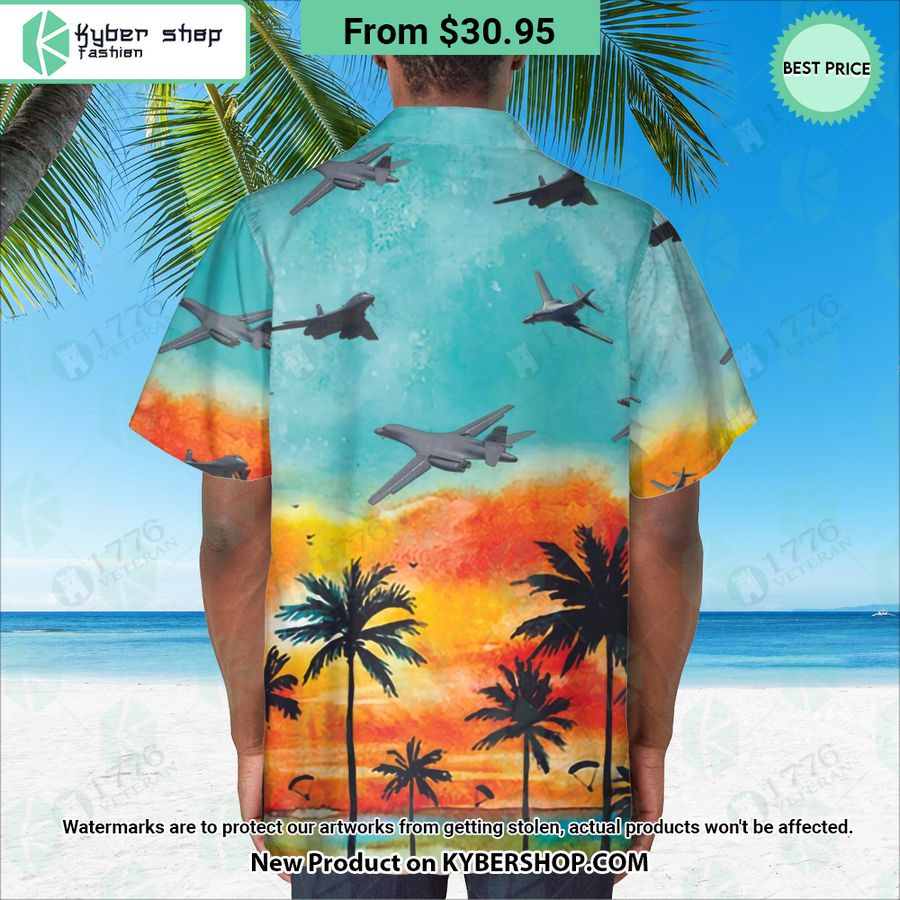 B-1 Lancer Sunset Hawaiian Shirt