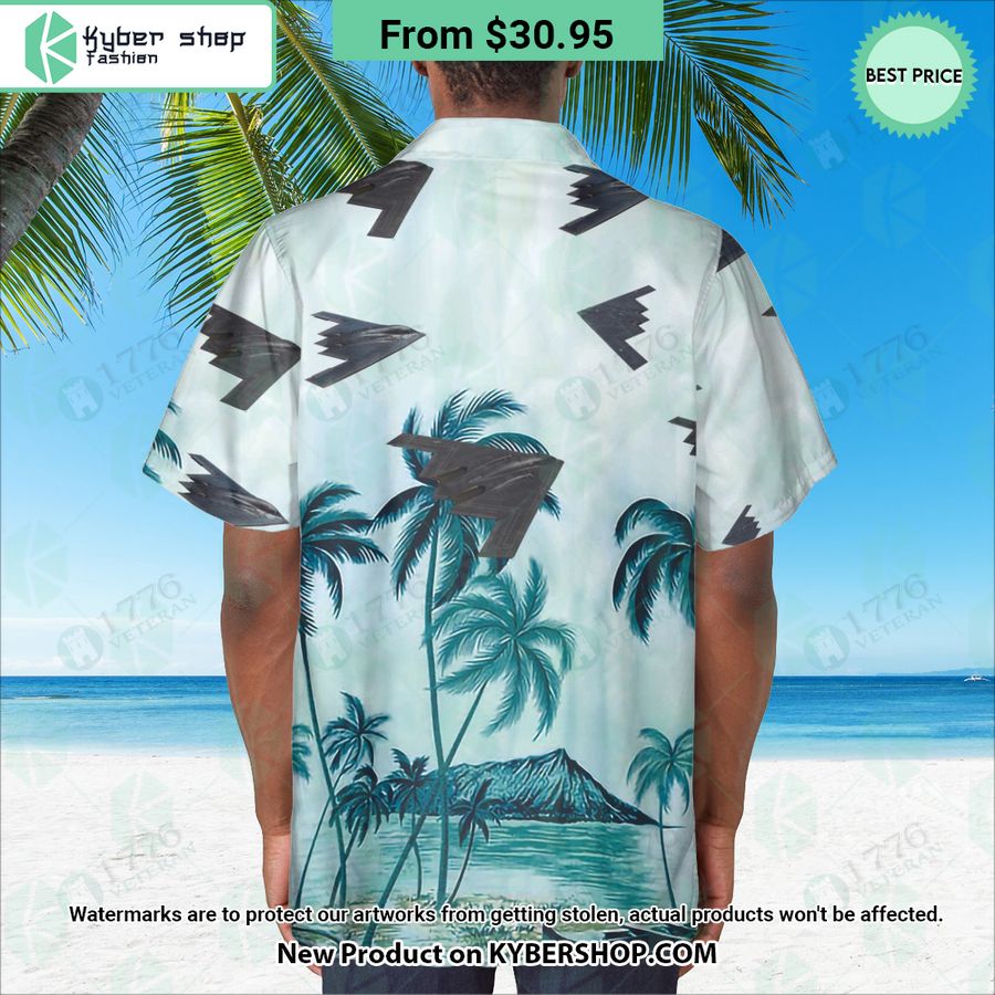 B-2 Spirit Palm Hawaiian Shirt