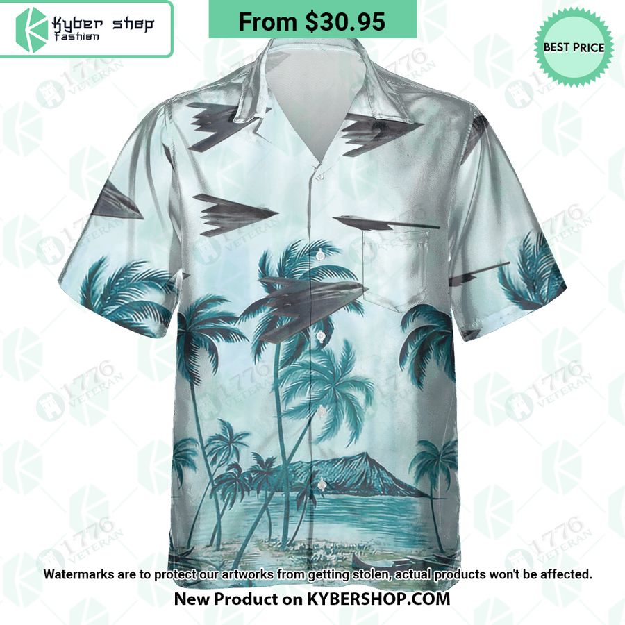 B-21 Raider Palm Hawaiian Shirt
