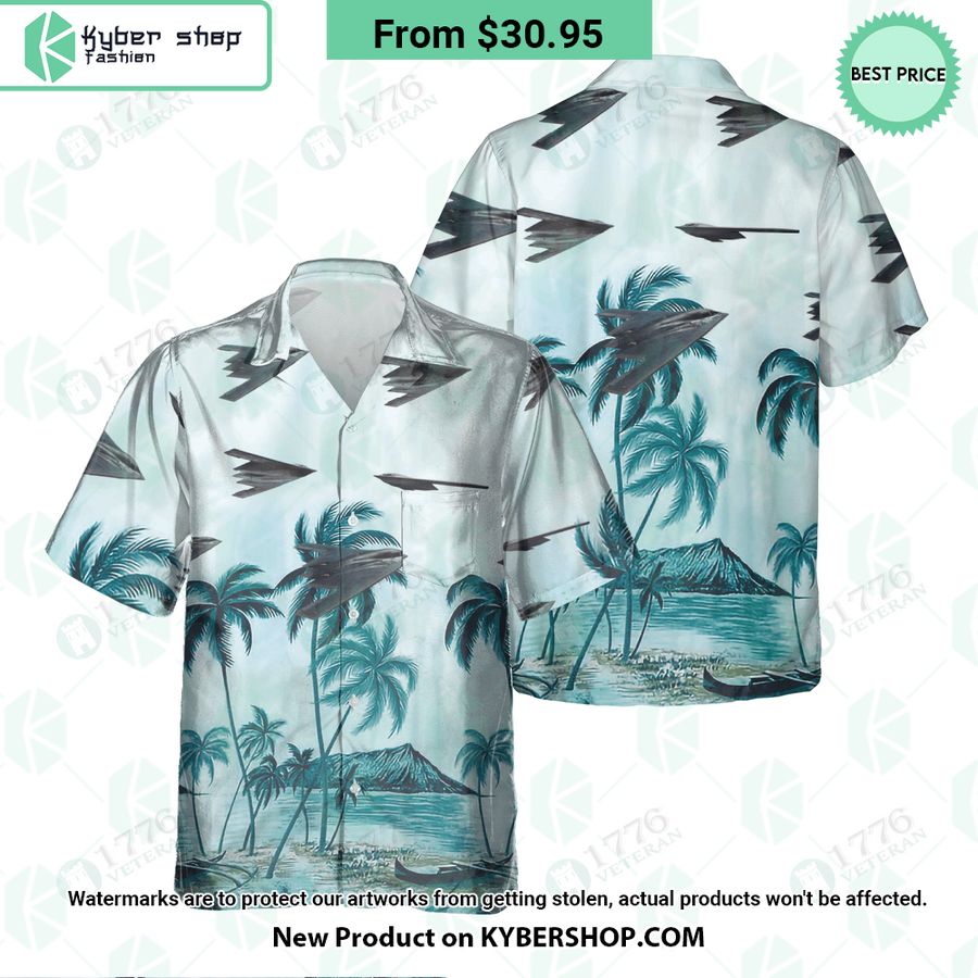 B-21 Raider Palm Hawaiian Shirt