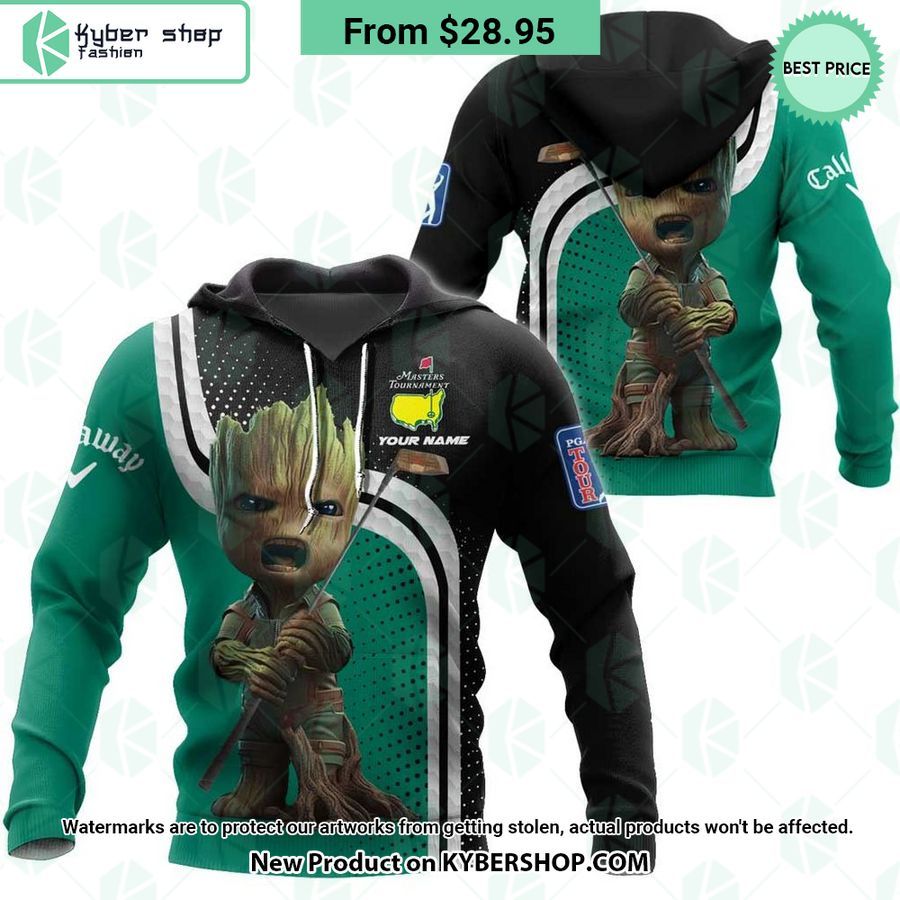 Baby Groot Callaway Golf Masters Tournament CUSTOM Hoodie