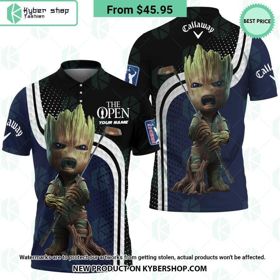 Baby Groot Callaway Golf The Open Polo Shirt