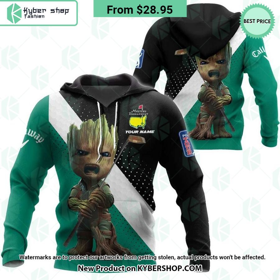 Baby Groot Callaway Masters Tournament CUSTOM Hoodie