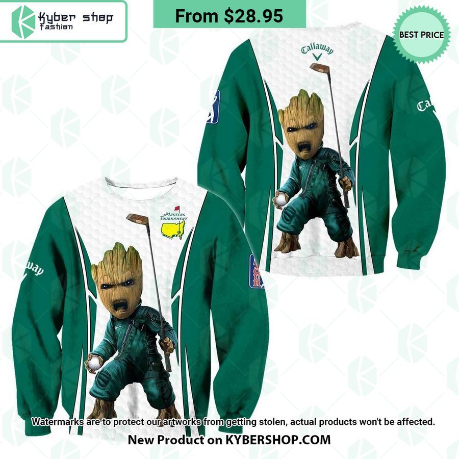 Baby Groot Callaway Masters Tournament Hoodie