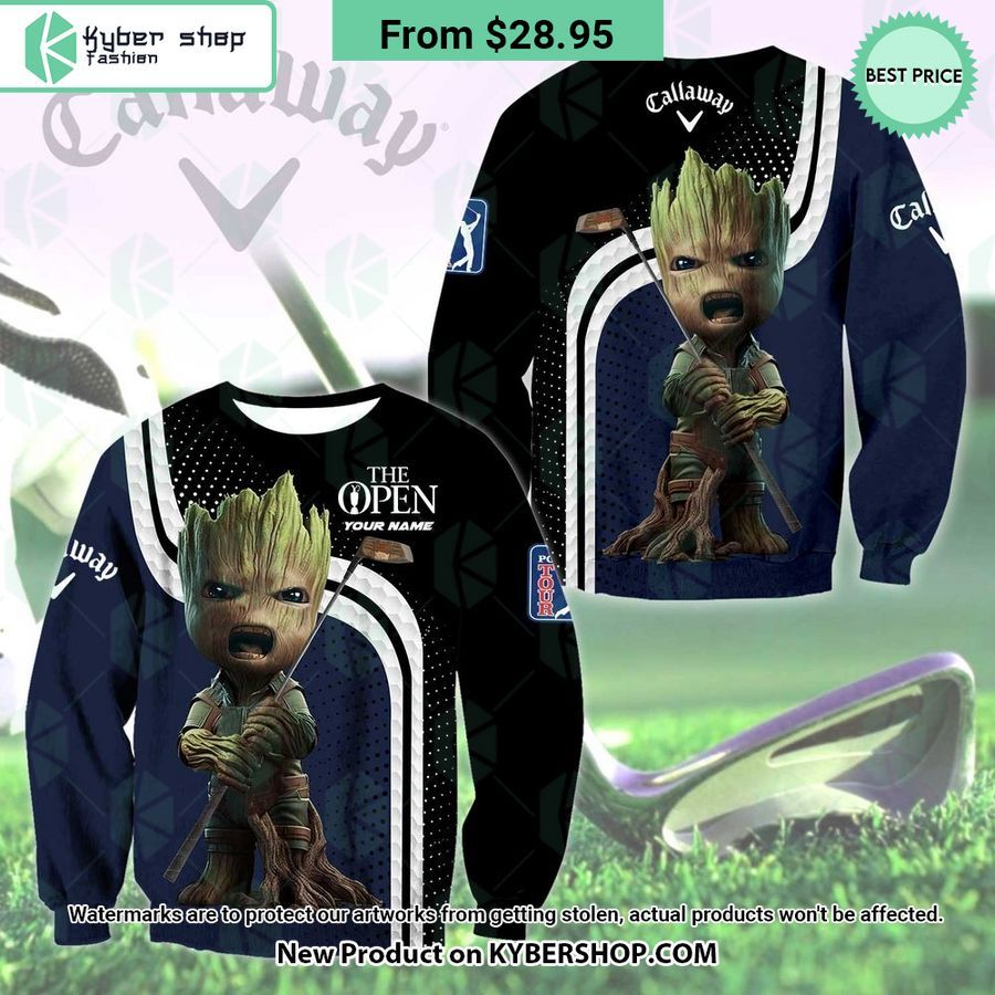 Baby Groot Callaway The Open CUSTOM Hoodie