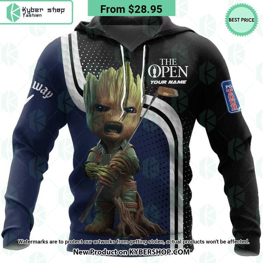 Baby Groot Callaway The Open CUSTOM Hoodie