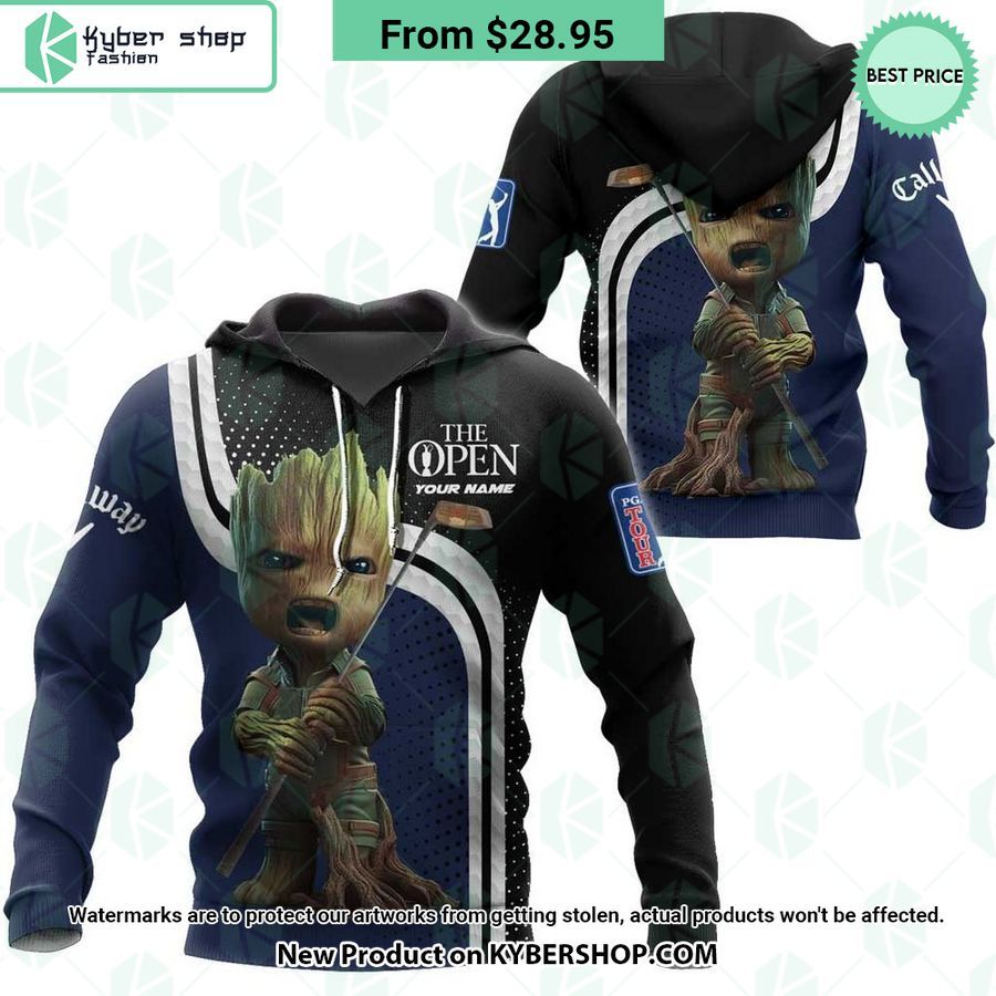 Baby Groot Callaway The Open CUSTOM Hoodie