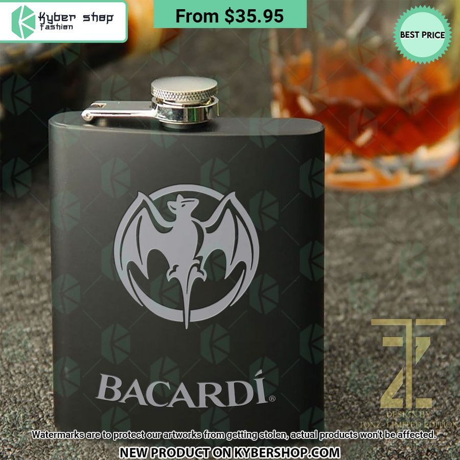 Bacardi Hip Flask