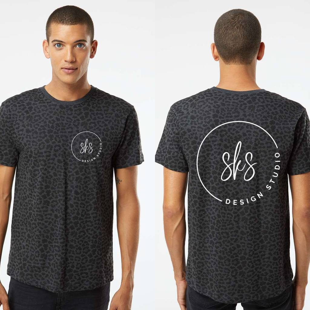Custom Logo | Unisex Leopard T-Shirt [Lat]