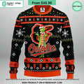 Baltimore Orioles Grinch Ugly Christmas Sweater