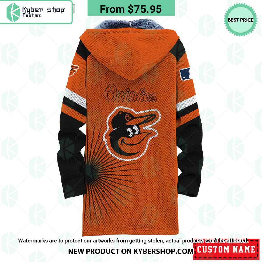 Baltimore Orioles MLB CUSTOM Fleece Windbreaker Jacket