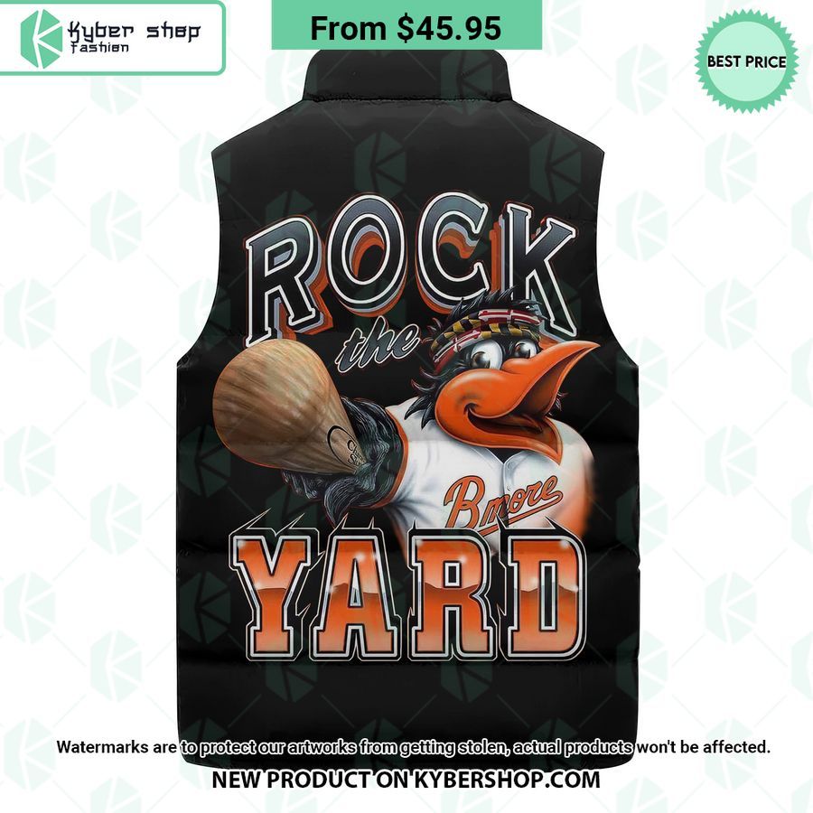 Baltimore Orioles Sleeveless Puffer Jacket