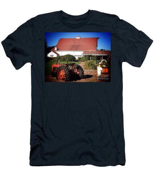 Barn And Tractor T-Shirt