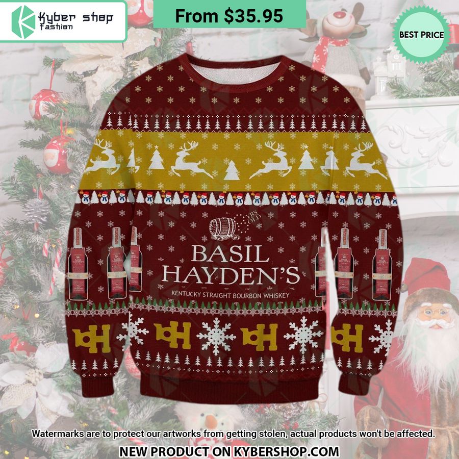 Basil Hayden’s Christmas sweater
