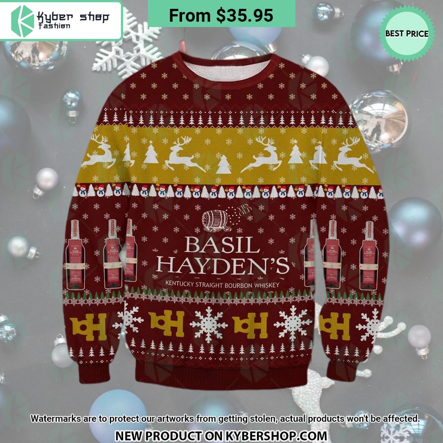 Basil Hayden’s Christmas sweater
