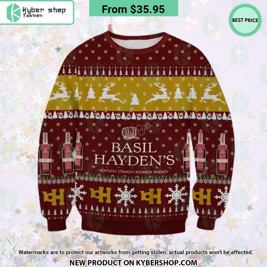 Basil Hayden’s Christmas sweater