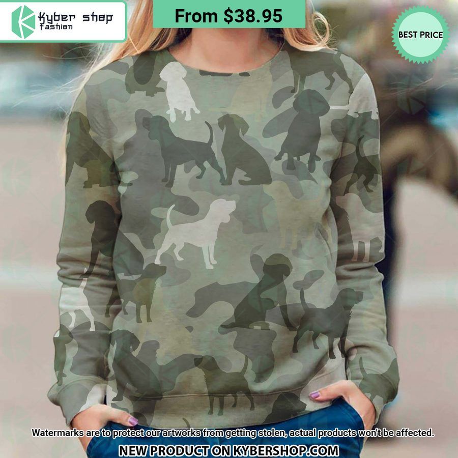 Beagle Camo Sweatshirt