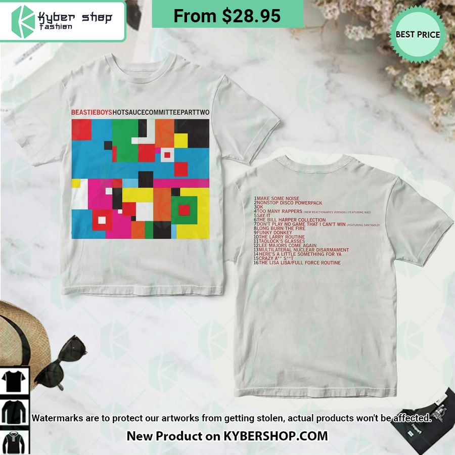 Beastie Boys Hot Sauce Committee Part Two Album Cover Shirt