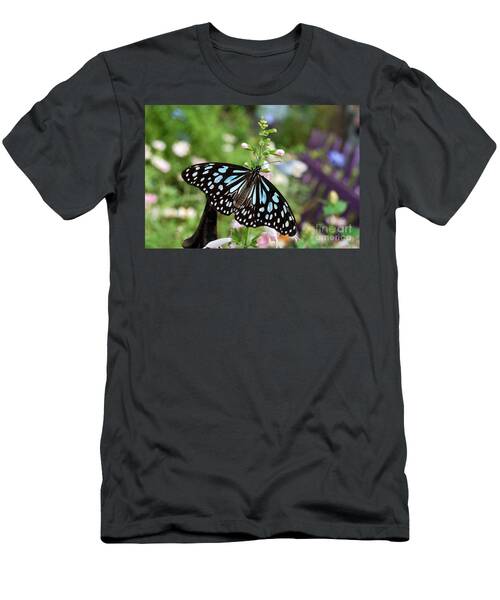 Beautiful Blue Tiger Butterfly T-Shirt