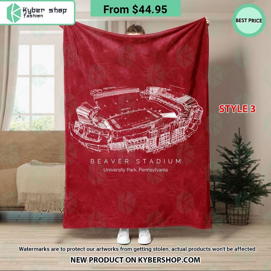 Beaver Stadium Penn State Nittany Lions Blanket