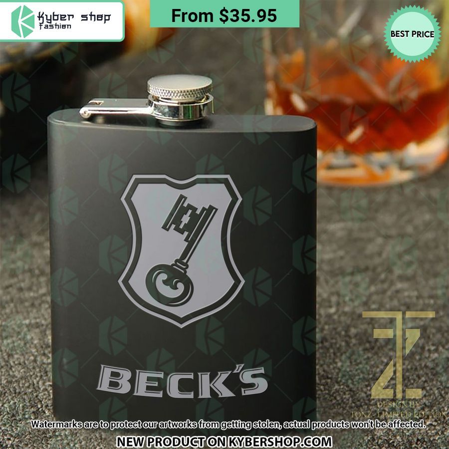 Beck’s Hip Flask