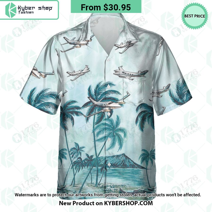 Beechcraft Duke Palm Hawaiian Shirt