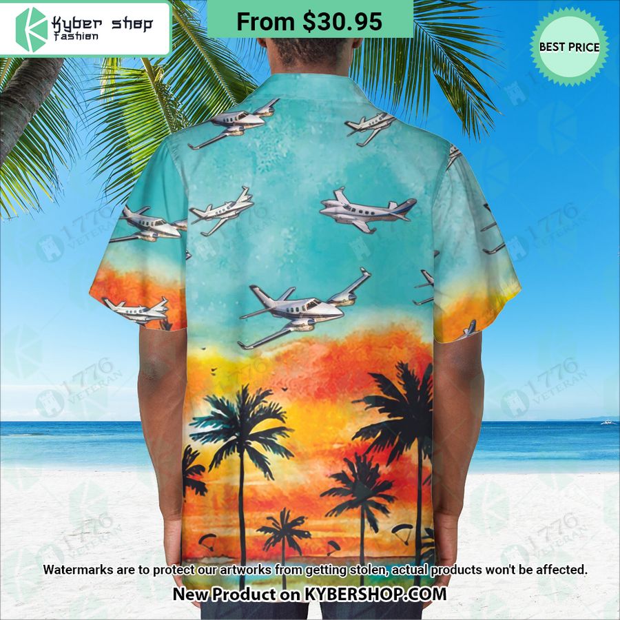Beechcraft Duke Sunset Hawaiian Shirt