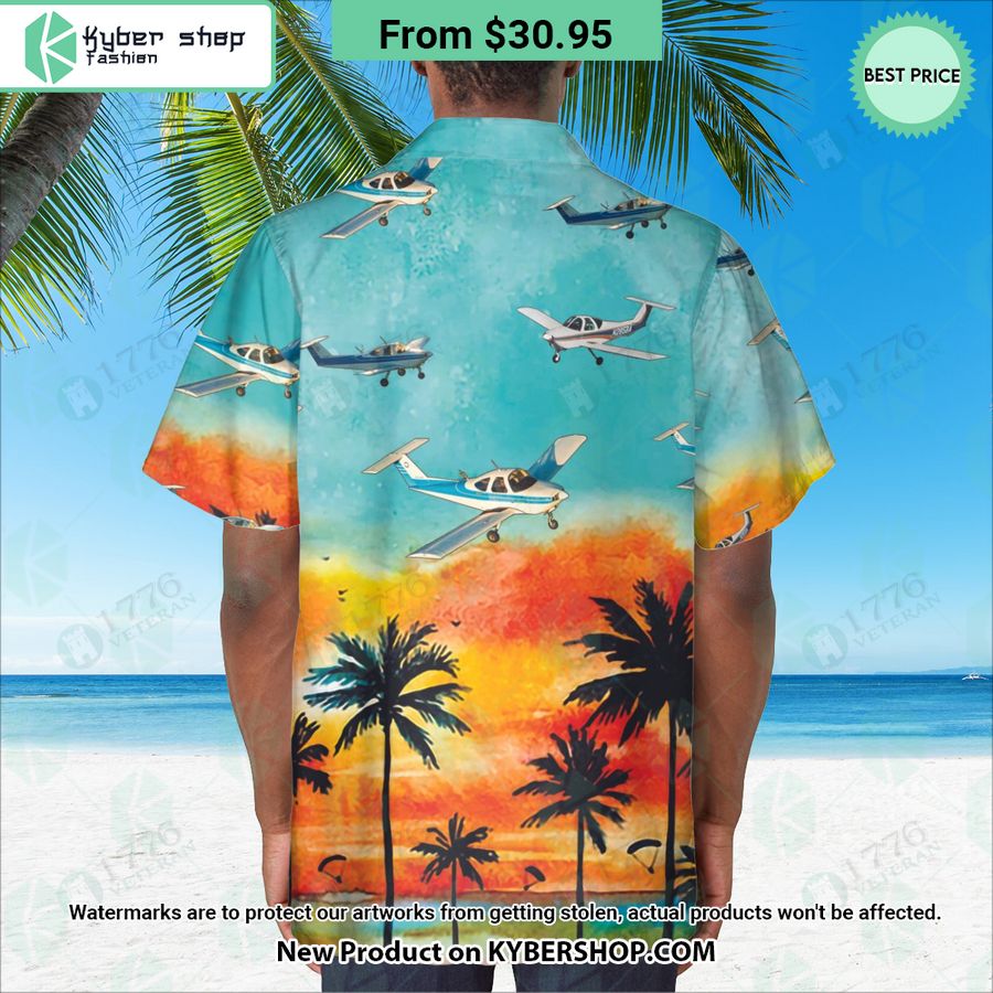 Beechcraft Skipper Sunset Hawaiian Shirt