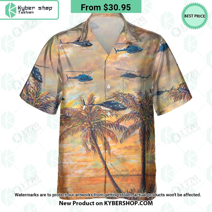 Bell 206 Hawaiian Shirt