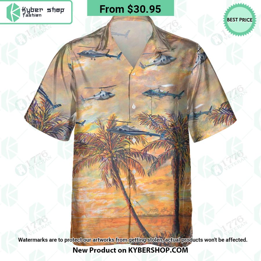 Bell 222 Hawaiian Shirt