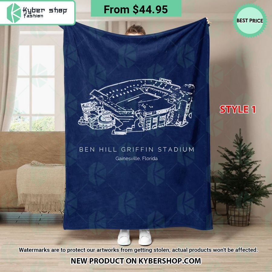 Ben Hill Griffin Stadium Florida Gators Blanket